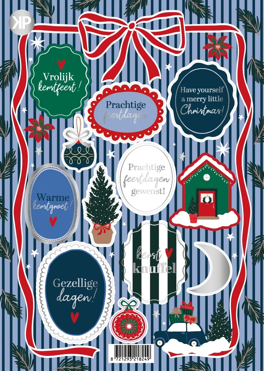 Stickervel 15 stickers - Christmas Wonderland