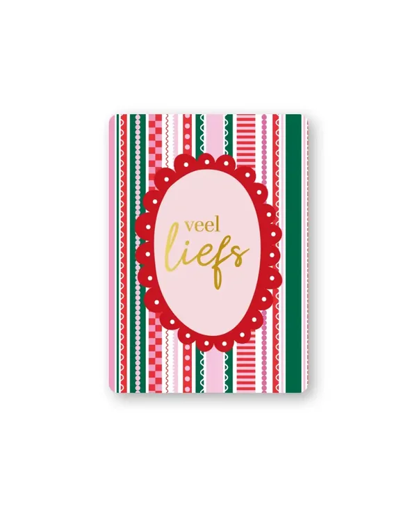 Cadeaukaartje A7 - Veel liefs