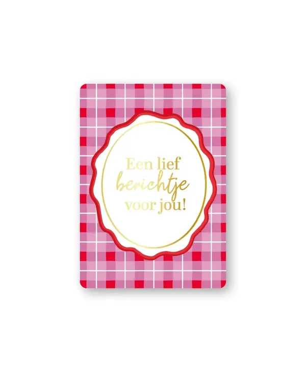 Cadeaukaartje A7 - Een lief berichtje voor jou!