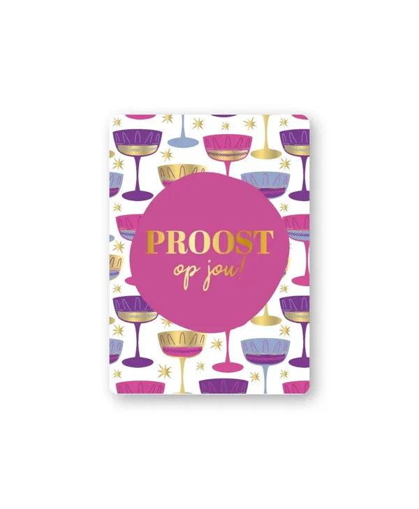 Cadeaukaartje A7 - Proost op jou!