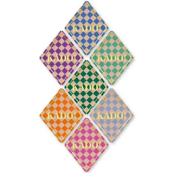Stickers -  Kado! (Ruit(patroon)