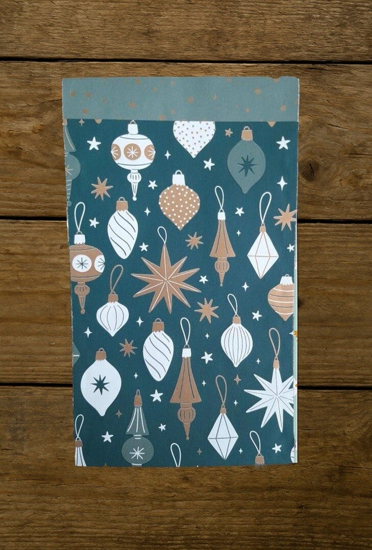 Cadeauzakje 12×19 cm - Kerstballen en ornamenten