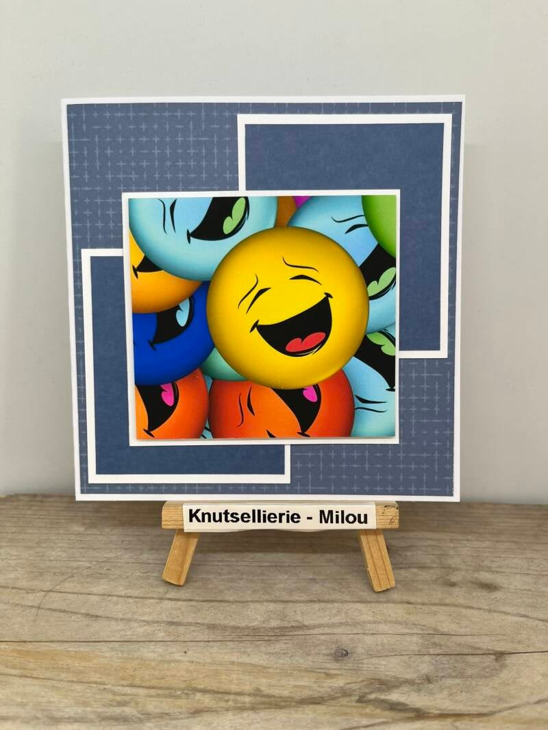 Handgemaakte kaart – Smiley