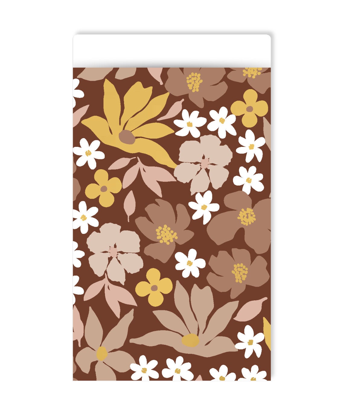 Cadeauzakje 12×19 cm - Retro bloemen