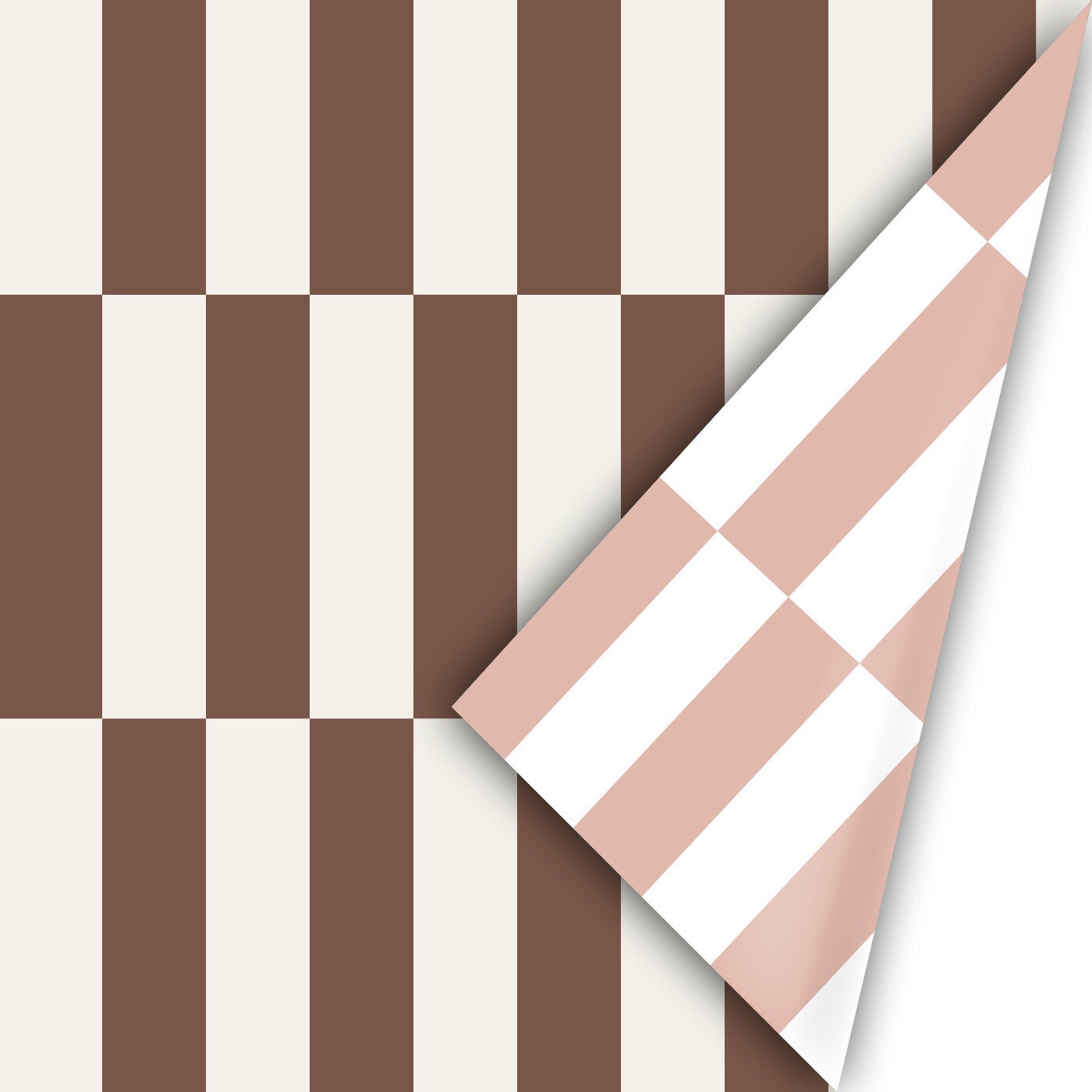 Cadeaupapier –  Color Blocking (Dubbelzijdig)