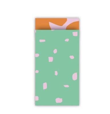 Cadeauzakje 7×13 cm - Speels abstract