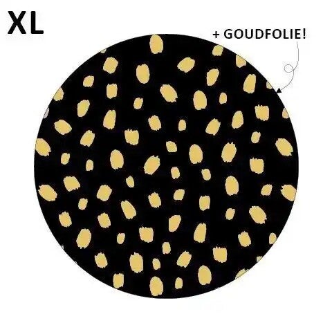 Stickers - Panterprint XL goudfolie