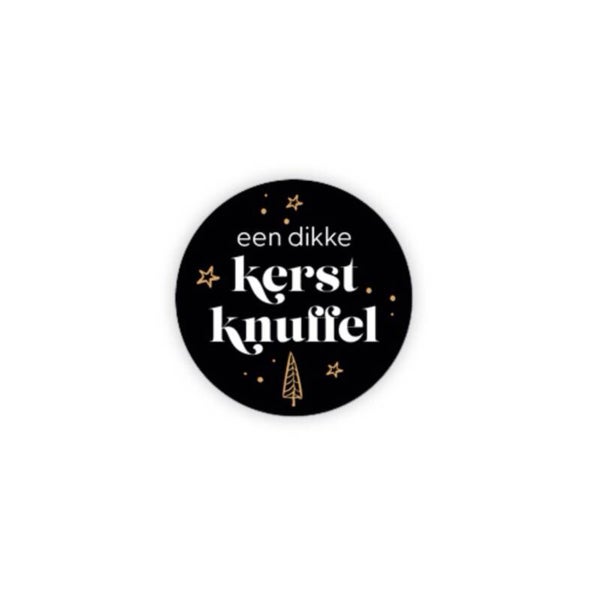 Stickers - Een dikke kerstknuffel