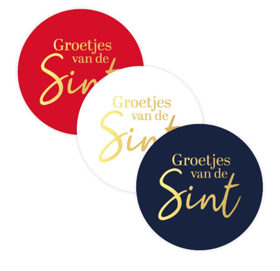 Stickers - Groetjes van de Sint