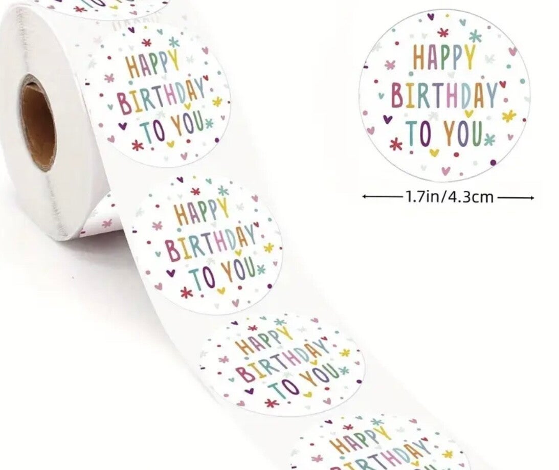 Stickers - Happy birthday to you