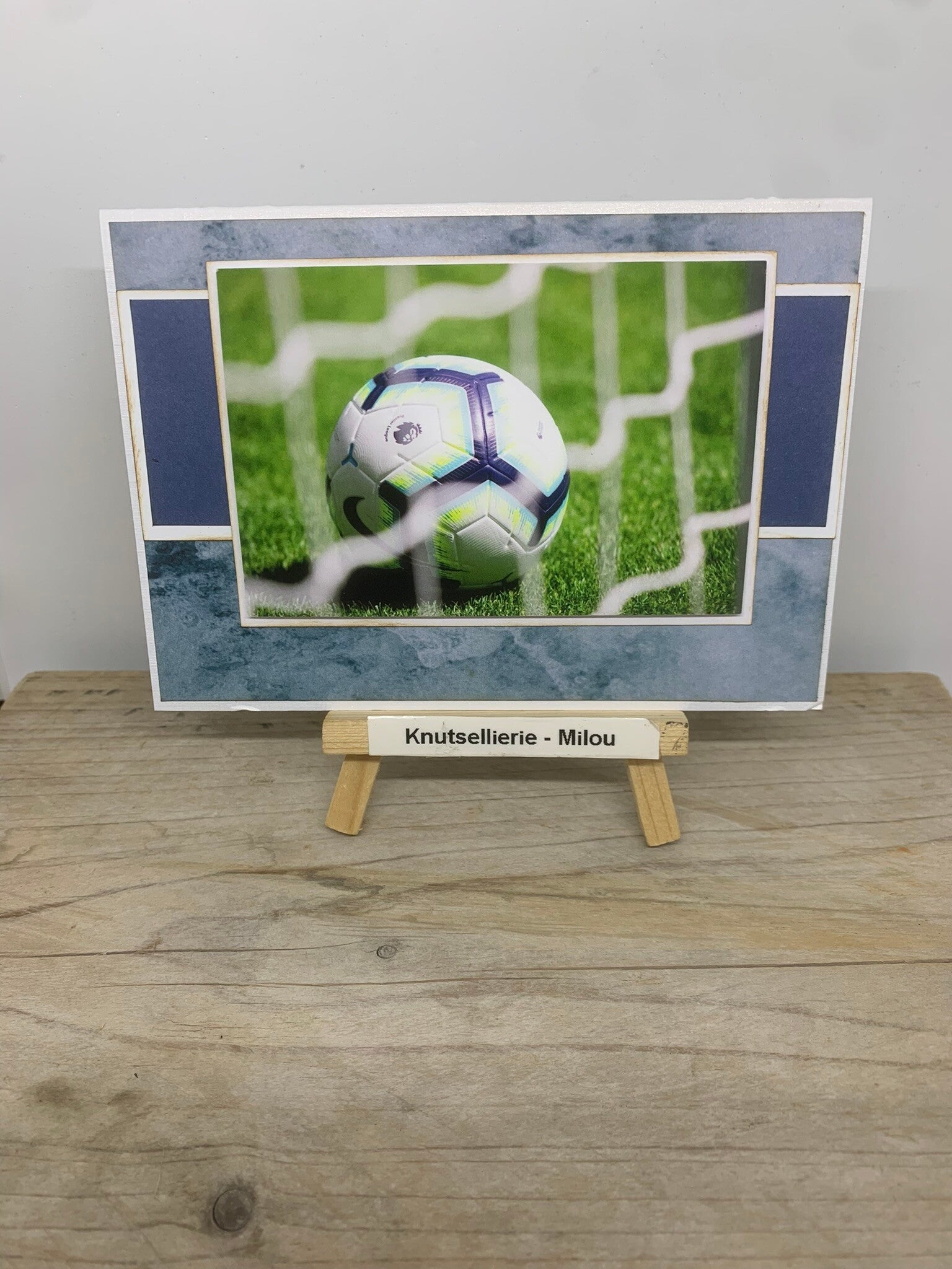 Handgemaakte kaart – Voetbal