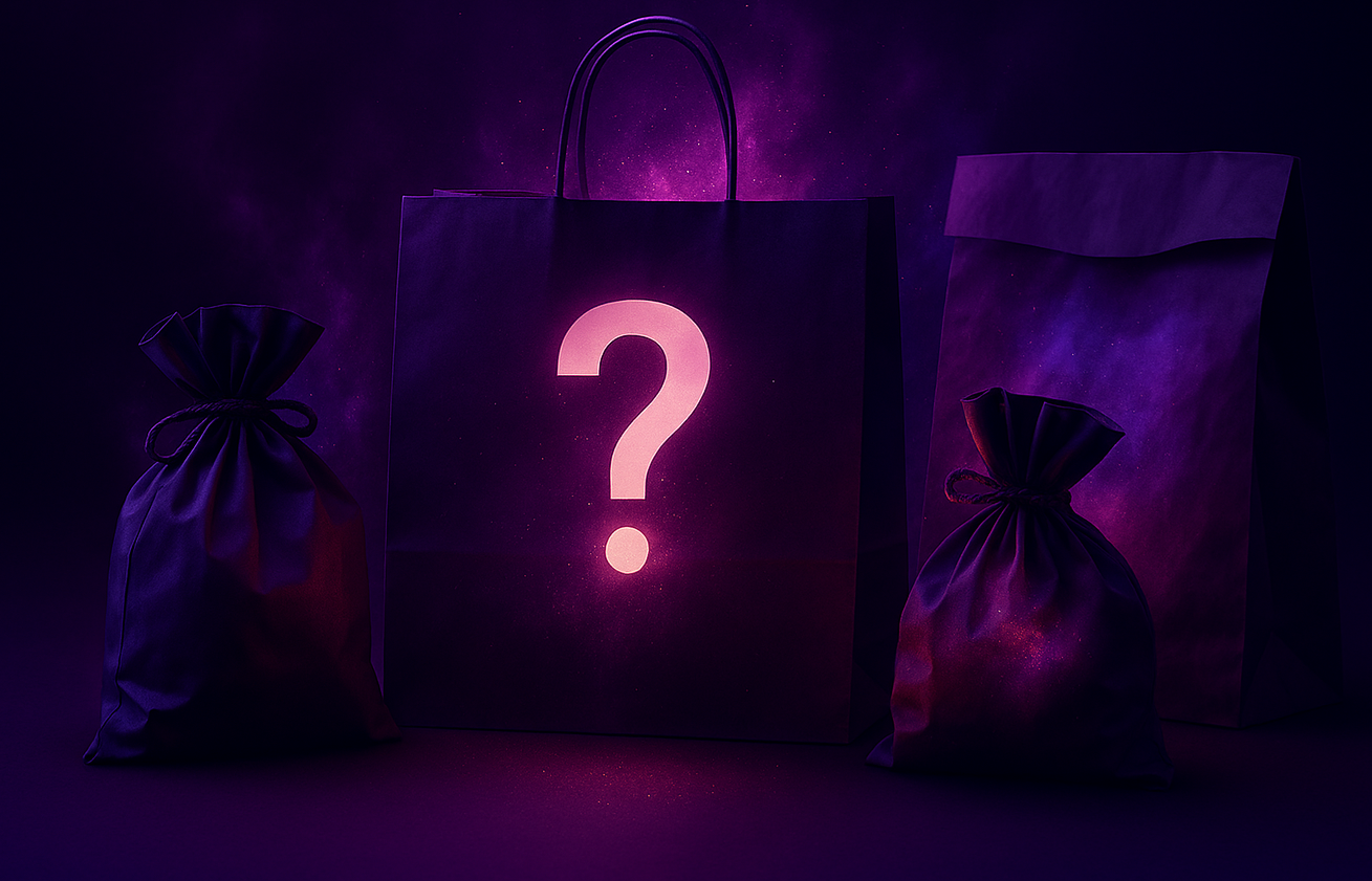 Mysterybag inpakmaterialen