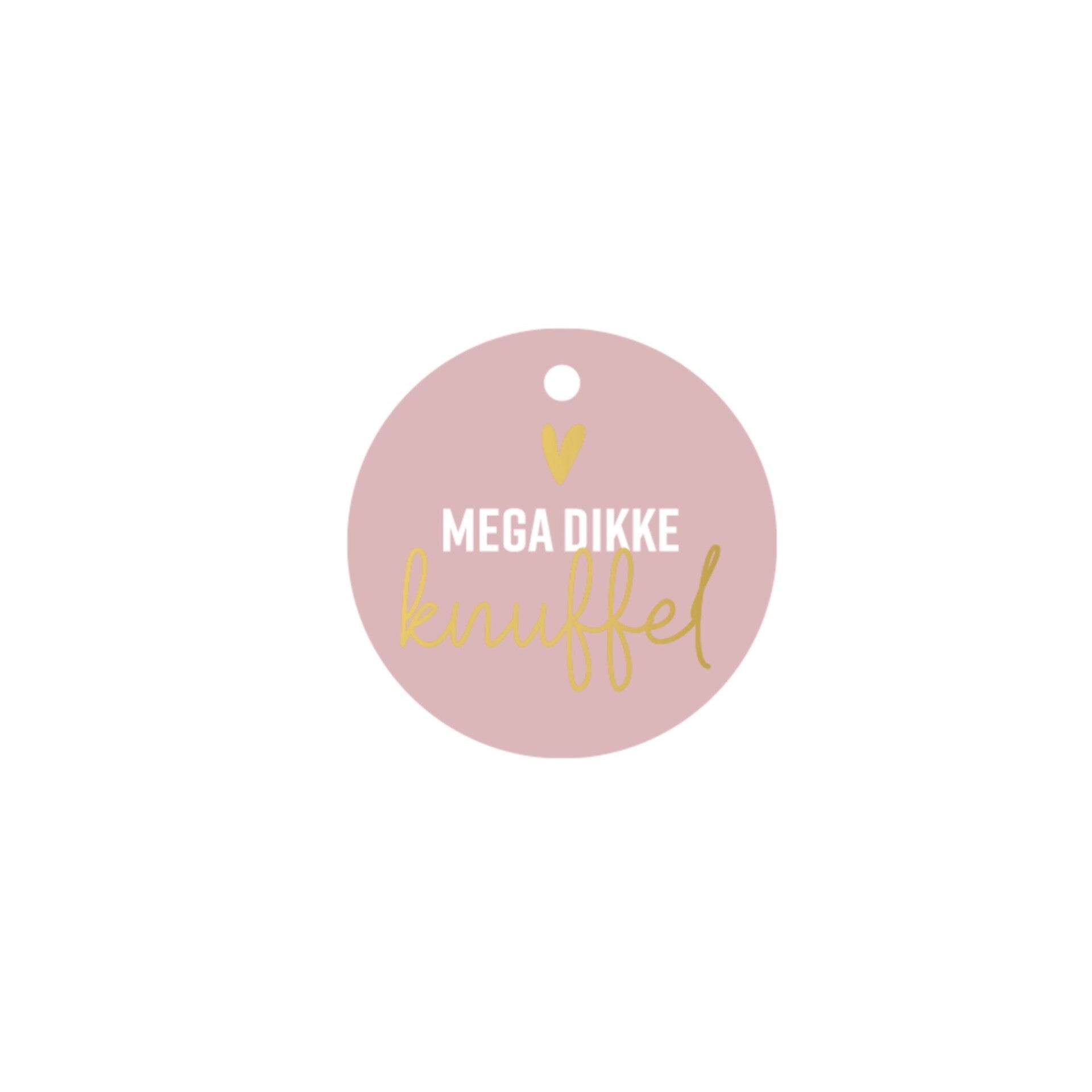Label – Mega dikke knuffel – per stuk