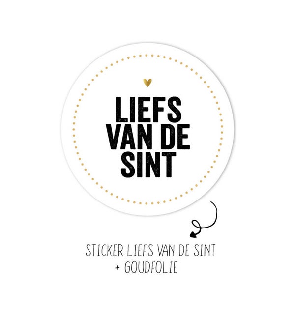 Stickers -  Liefs van de Sint