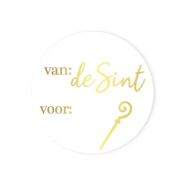 Stickers -  Van de Sint Voor: