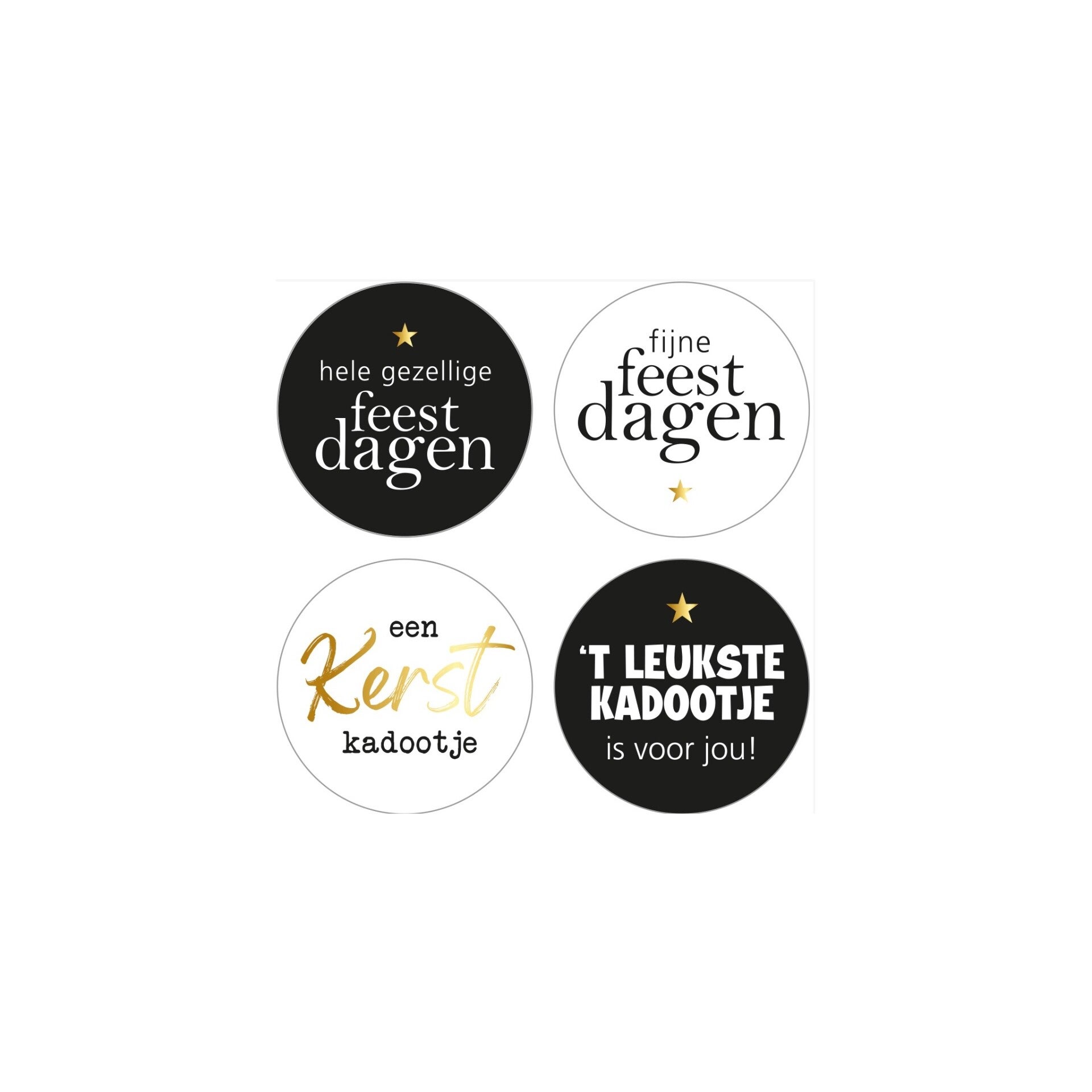 Stickers - Feestdagenmix