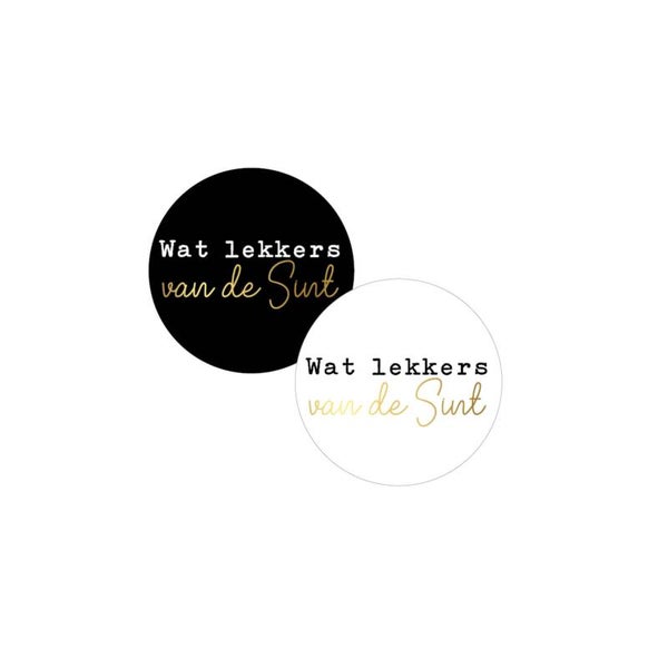 Stickers -  Wat lekkers van de Sint