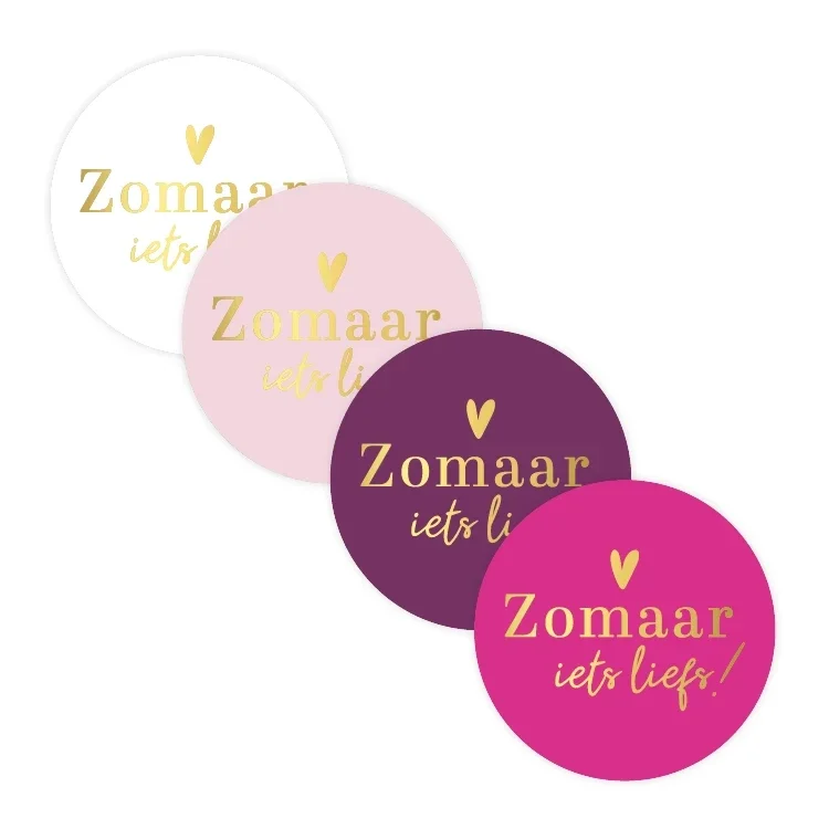 Stickers - Zomaar iets liefs (4 kleuren)