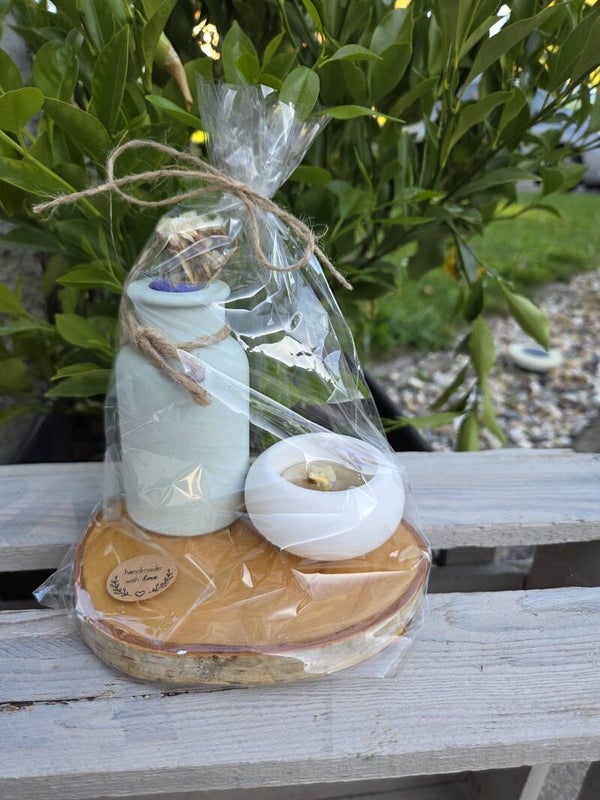 Set Vase und Teelichthalter