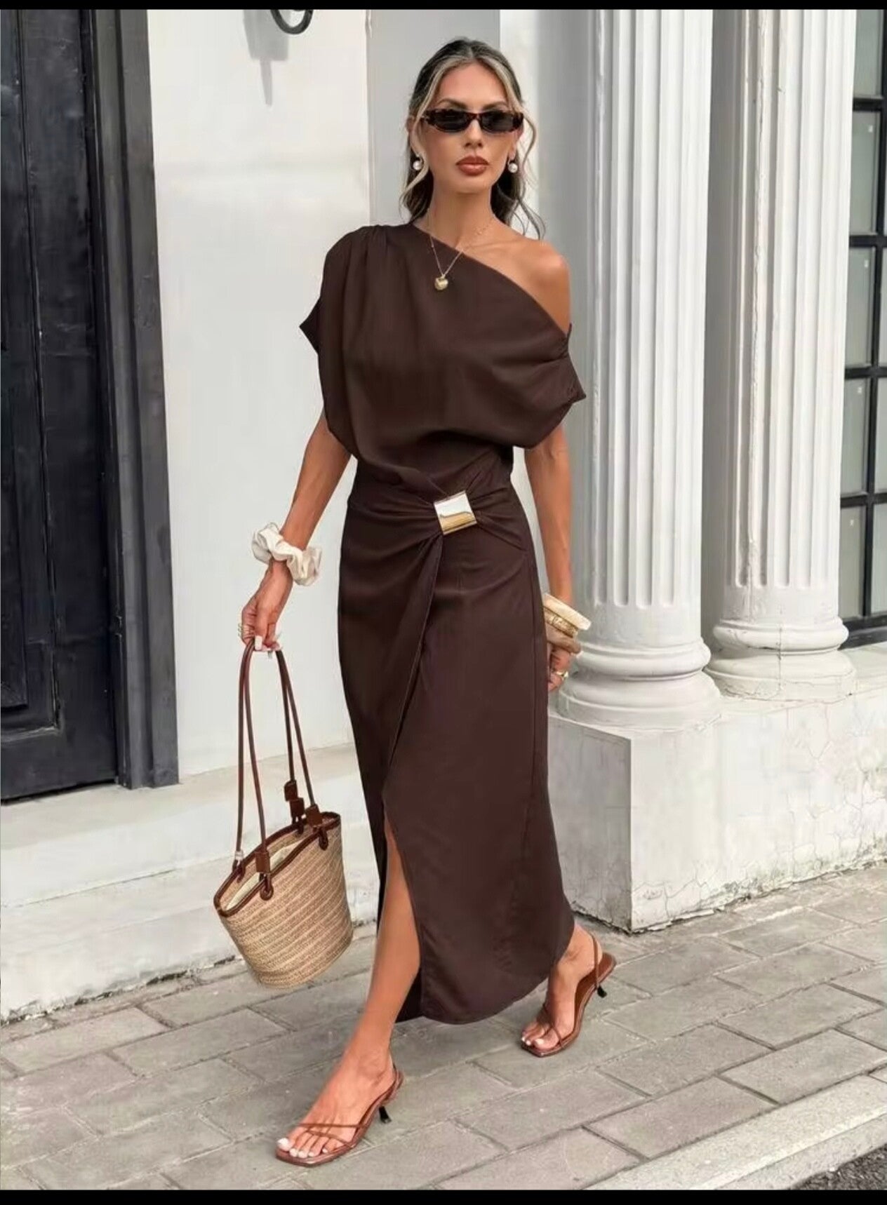 Robe Serisse Marron