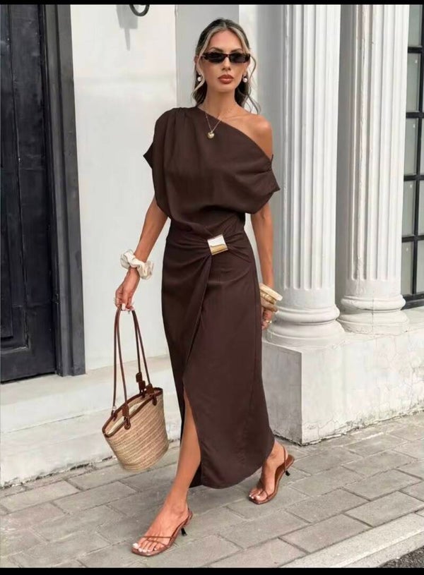 Robe Serisse Marron