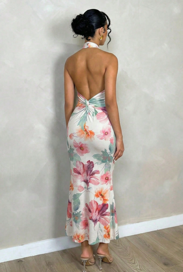 Robe Longue Florale Évasion