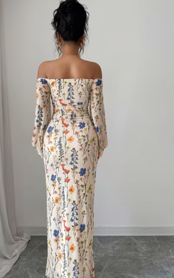 Robe Longue Fleur Sauvage