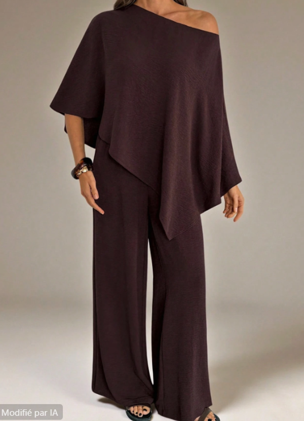 Ensemble chic marron
