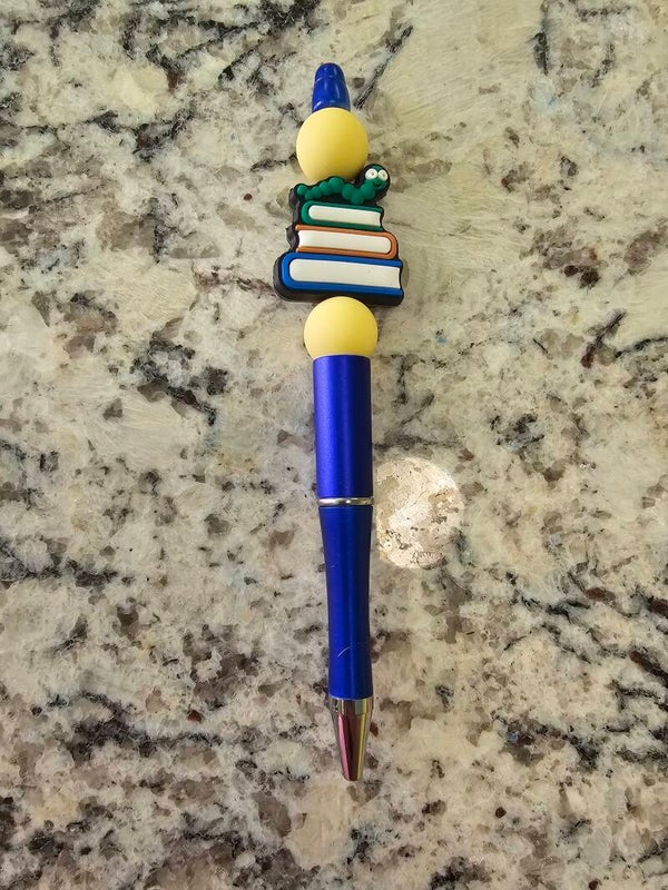 Book Worm (Blue Pen)