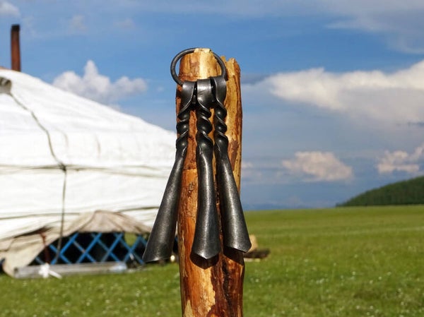 Genuine Mongolian Shamanic Bells made in Mongolia (Two sizes available)