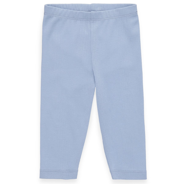 Legging rib lichtblauw