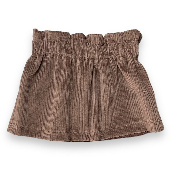 Rokje corduroy dark brown