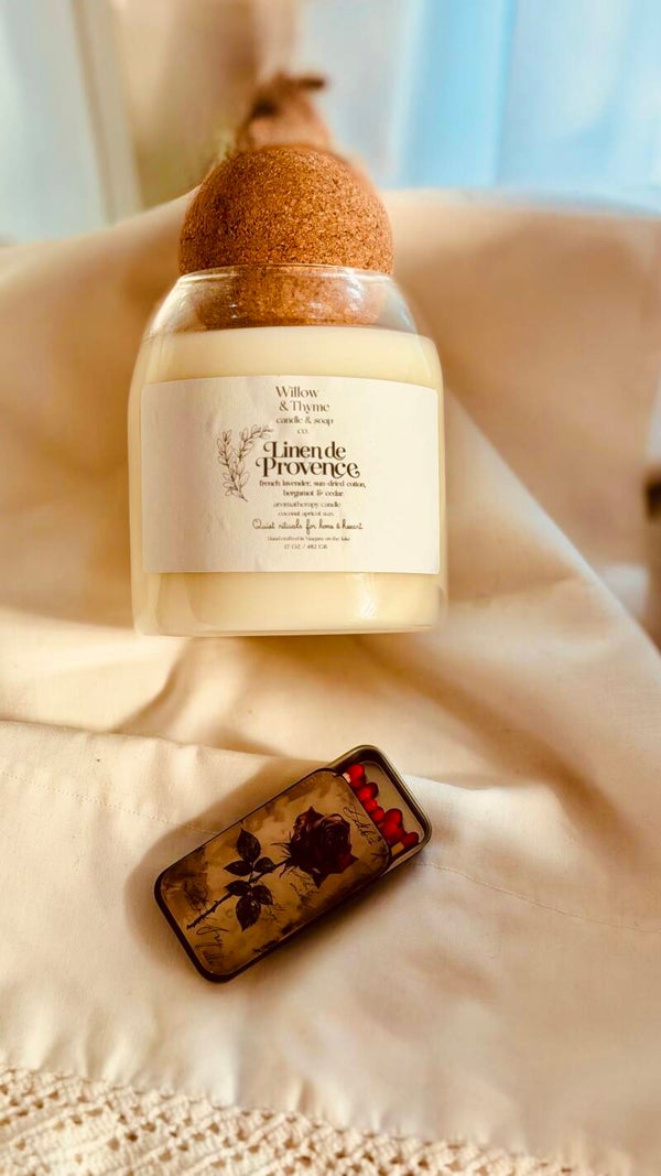 Summer candle: Linen de Provence