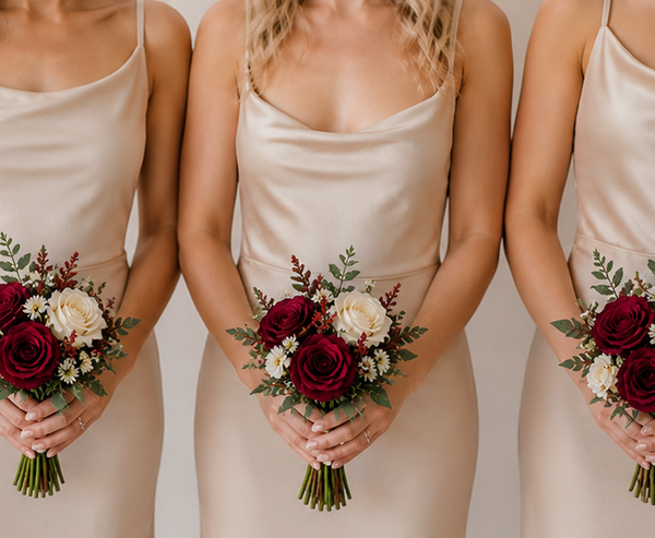 Bordeaux Bridesmaid's Bouquet