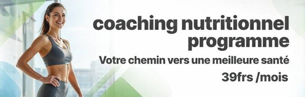Plan nutritionnel sur messur 39CHF /mois
