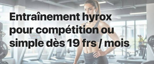 Programme hyrox pour le réussir facilement