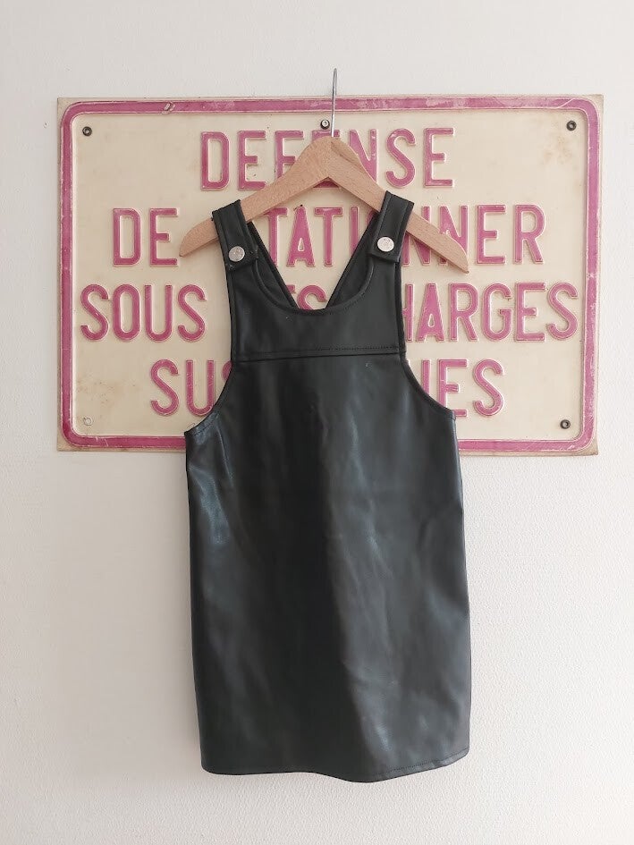 ♥ Zwarte jurk 110/116 *