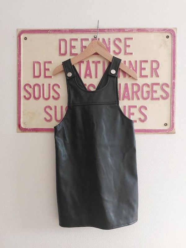 ♥ Zwarte jurk 110/116 *