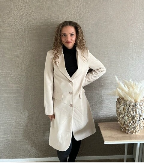 Cutie long blazer creme