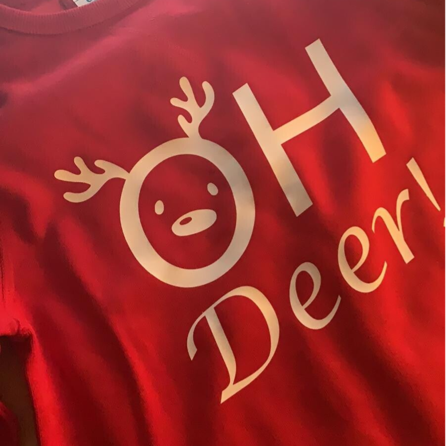 OH DEER! Kerstsweater Dames