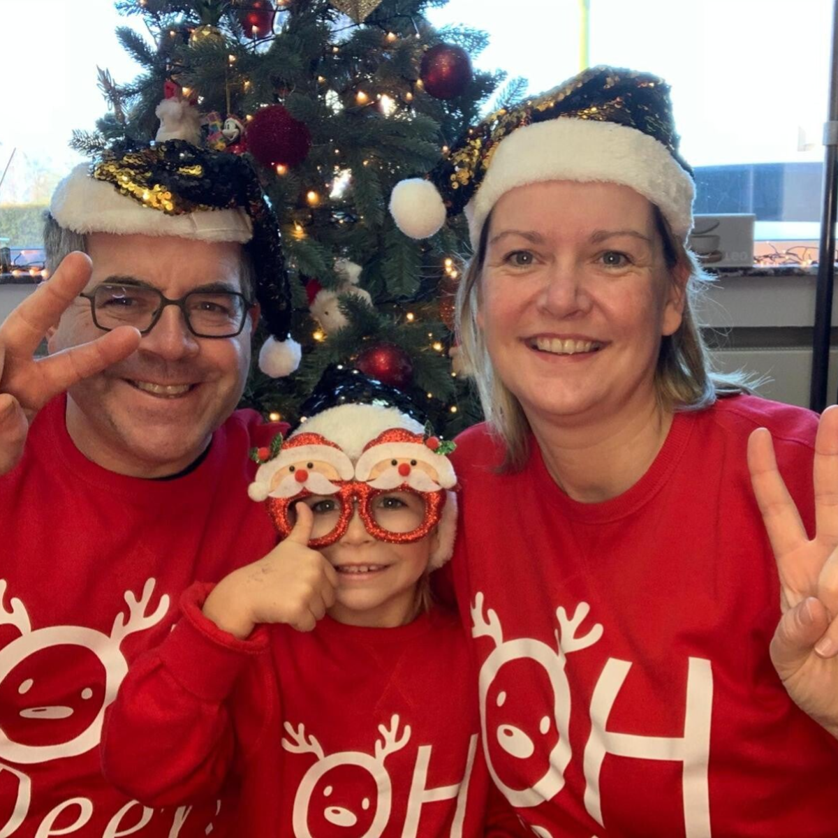 OH DEER! Kerstsweater Family Pack