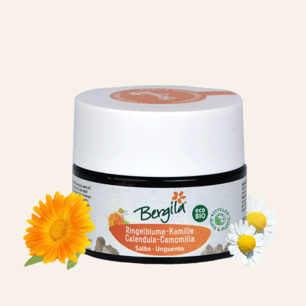 Bergila Goudsbloem Kamille zalf EcoBio 50 ml