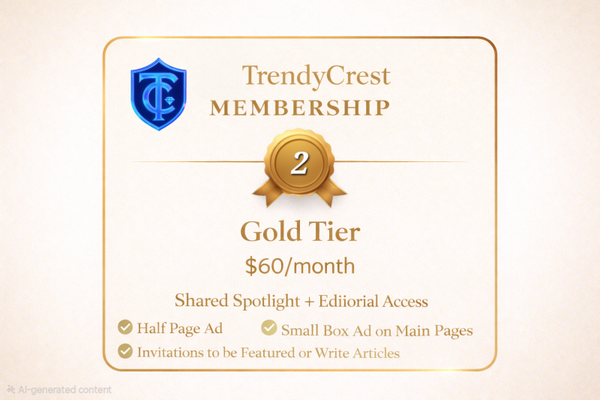 TrendyCrest Membership 🥇 Gold Tier