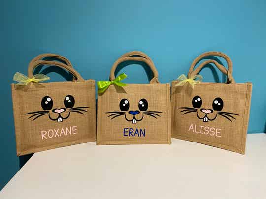 PAASMAND jute met snoet - PASEN