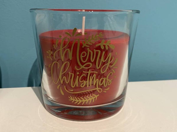 geurkaars ROOD - KERST