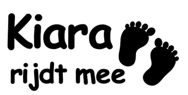 autosticker - met VOETJES