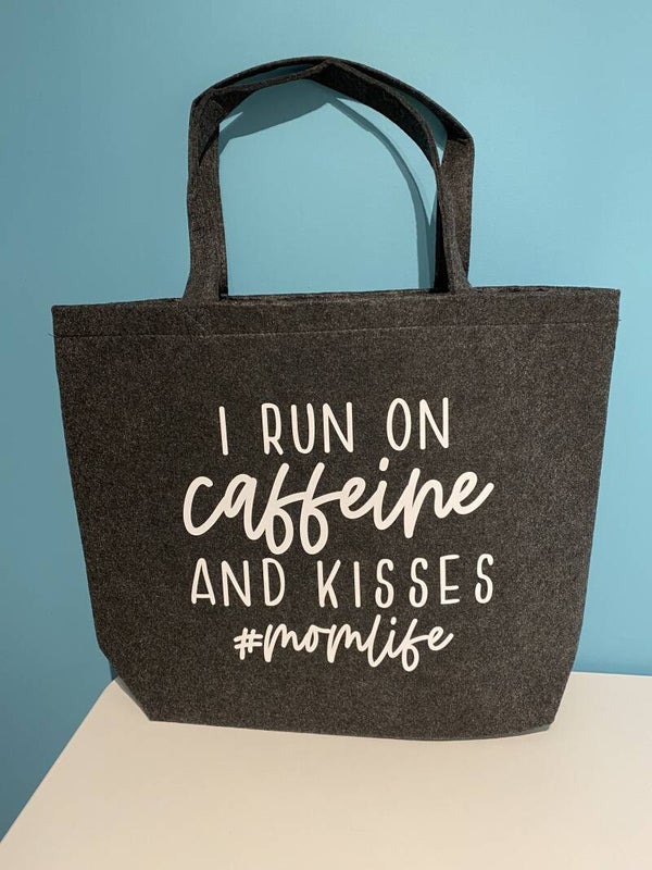 vilten SHOPPER met BINNENZAK- kies je bedrukking