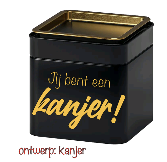 blik met snoepjes - KANJER