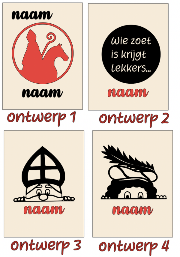 zakje SINTERKLAAS- NIET GEVULD
