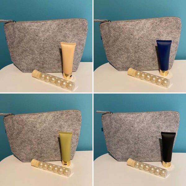 verwenpakket 4-  toiletzak,handcrème en buisje badparels